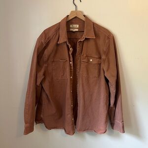 Madewell Brown Button-Up Shirt